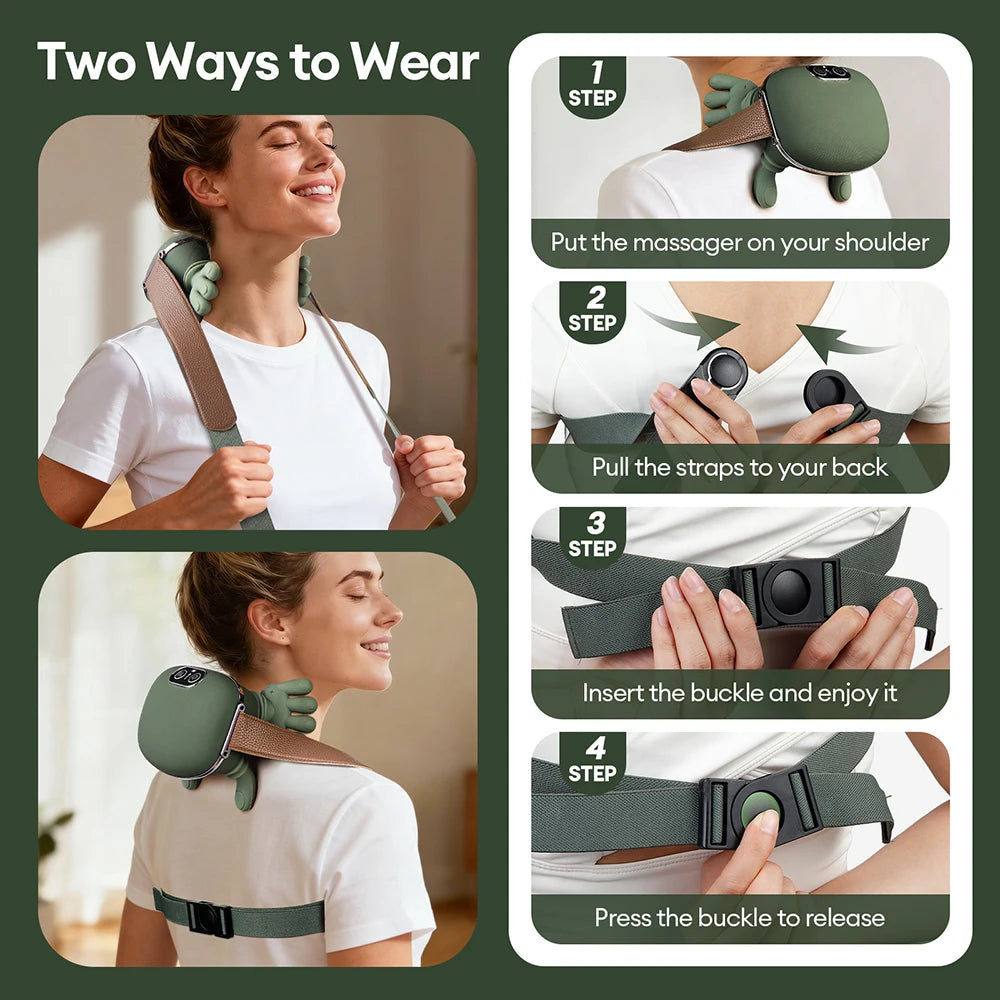 Bionic Neck & Shoulder Massager – Cordless Deep Tissue Relief